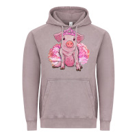 Vintage Zinc Balerina pig with tutu Vintage Hoodie - RanaPortraitStore