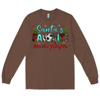 Chestnut santa s favorite soccer player Long Sleeve Tee - JahusDesignShop