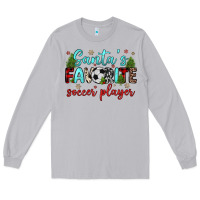 Moon Dust santa s favorite soccer player Long Sleeve Tee - JahusDesignShop