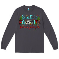Smoke santa s favorite soccer player Long Sleeve Tee - JahusDesignShop