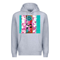 Heather Grey v.d xoxo gemstone Premium Hoodie - AdoDesignShop