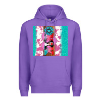 Purple v.d xoxo gemstone Premium Hoodie - AdoDesignShop