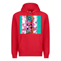 Red v.d xoxo gemstone Premium Hoodie - AdoDesignShop
