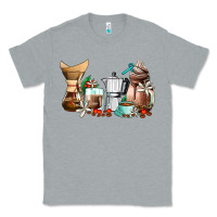 Heather Grey coffee tools coffee cups Classic Tee - AdoDesignShop