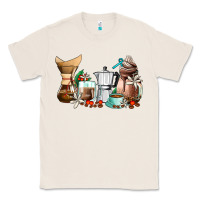 Natural coffee tools coffee cups Classic Tee - AdoDesignShop