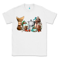 White coffee tools coffee cups Classic Tee - AdoDesignShop