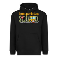 Black transportation squad Heavyweight Hoodie - MaliasSmallBusiness