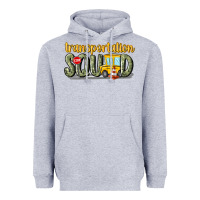 Heather Grey transportation squad Heavyweight Hoodie - MaliasSmallBusiness