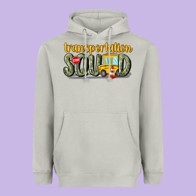 Transportation Squad Heavyweight Hoodie Designed By Maliassmallbusiness