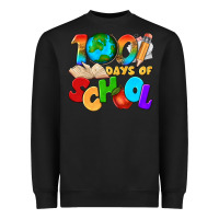 Black 100 days of school Heavyweight Sweatshirt - texasbilliewilder