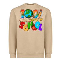 Mushroom 100 days of school Heavyweight Sweatshirt - texasbilliewilder