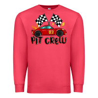 Cardinal pit crew boys birthday race car Premium Sweatshirt - MaliasSmallBusiness