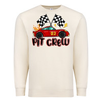 Sandshell pit crew boys birthday race car Premium Sweatshirt - MaliasSmallBusiness