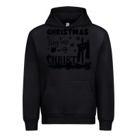 Black Christmas Begins With Christ Urban Hoodie - Bettercallsaul