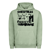 Christmas Begins With Christ Urban Hoodie | Teevron