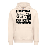 Sandshell Christmas Begins With Christ Urban Hoodie - Bettercallsaul