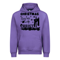 Tulip Christmas Begins With Christ Urban Hoodie - Bettercallsaul