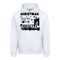 White Christmas Begins With Christ Urban Hoodie - Bettercallsaul