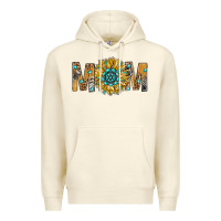 Sandshell Western Mom With Gemstone And Sunflower Premium Hoodie - BundleAndBundleShop