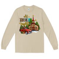 Mushroom the church  holy night western truck Long Sleeve Tee - AdoDesignShop