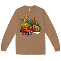 Toasted Coconut the church  holy night western truck Long Sleeve Tee - AdoDesignShop