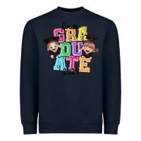 Navy kinder graduate 2024 Heavyweight Sweatshirt - texasbilliewilder