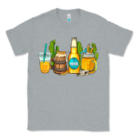 Heather Grey beer coffee cups Classic Tee - AdoDesignShop