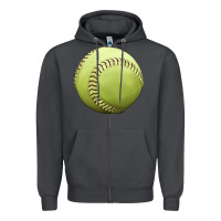 Smoke softball ball Zipper Hoodie - JahusDesignShop