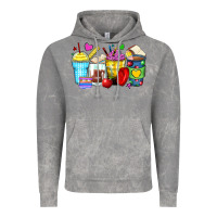 Cloud Rock school coffee cups Vintage Hoodie - Zillion Design Studio