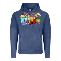 Vintage Denim school coffee cups Vintage Hoodie - Zillion Design Studio