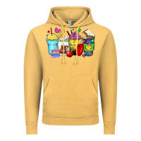 Vintage Mustard school coffee cups Vintage Hoodie - Zillion Design Studio