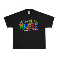 Black autism nurse Urban Heavy Tee - Zillion Design Studio