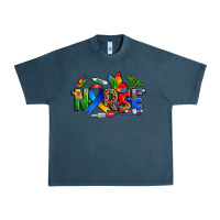 Midnight Navy autism nurse Urban Heavy Tee - Zillion Design Studio