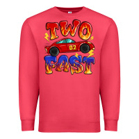 Cardinal two fast boys birthday racing car Premium Sweatshirt - MaliasSmallBusiness