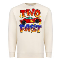 Sandshell two fast boys birthday racing car Premium Sweatshirt - MaliasSmallBusiness