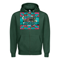Sports Green armed forces day love my soldier Zipper Hoodie - Artiststas
