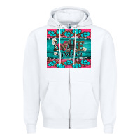 White armed forces day love my soldier Zipper Hoodie - Artiststas
