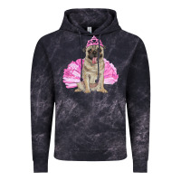 Cloud Black Balerina pug with tutu Vintage Hoodie - RanaPortraitStore