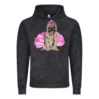 Vintage Black Balerina pug with tutu Vintage Hoodie - RanaPortraitStore