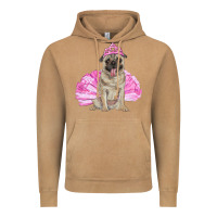 Vintage Camel Balerina pug with tutu Vintage Hoodie - RanaPortraitStore