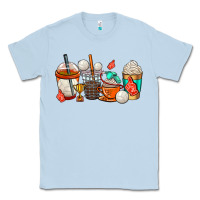 Dusty Blue volleyball coffee cups Classic Tee - AdoDesignShop