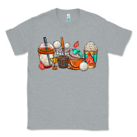 Heather Grey volleyball coffee cups Classic Tee - AdoDesignShop