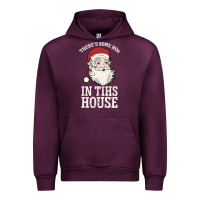 Mauve Wine There's Some Ho Ho Ho's in this House Santa Claus Urban Hoodie - Bettercallsaul