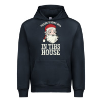 Navy There's Some Ho Ho Ho's in this House Santa Claus Urban Hoodie - Bettercallsaul