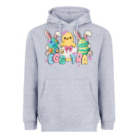 Heather Grey i am eggtra Heavyweight Hoodie - MaliasSmallBusiness