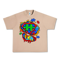 Burro autism superhero ripped tshirt Urban Heavy Tee - Zillion Design Studio
