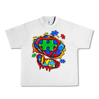 Lunar Rock autism superhero ripped tshirt Urban Heavy Tee - Zillion Design Studio