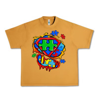 Peanut Butter autism superhero ripped tshirt Urban Heavy Tee - Zillion Design Studio