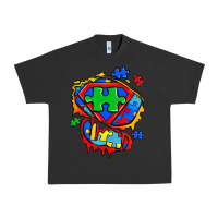 Pigment Black autism superhero ripped tshirt Urban Heavy Tee - Zillion Design Studio