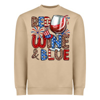 Mushroom red wine and blue Heavyweight Sweatshirt - Zillion Design Studio